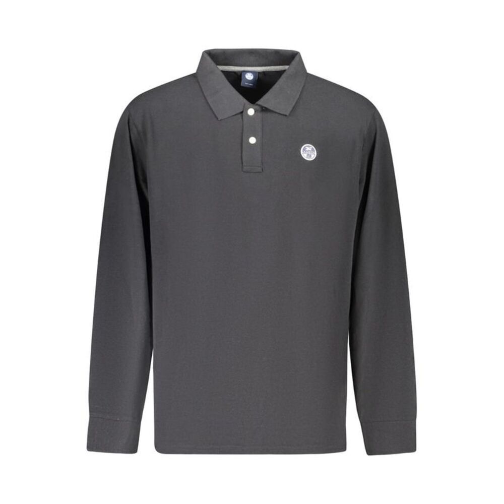 North Sails Black Cotton Men Polo Men's Shirt